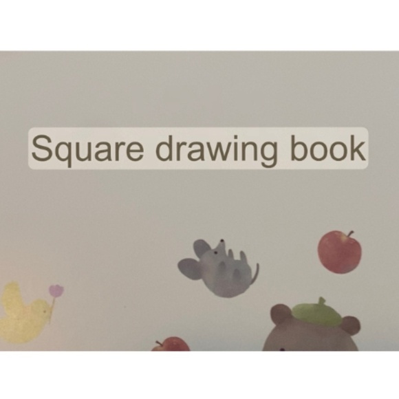 Kyowa Square Drawing Book. Bear Design. Multicolor - Picture 7 of 7